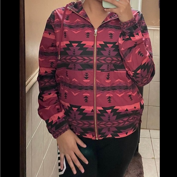 Forever 21 Zip Up Windbreaker - Picture 2 of 2